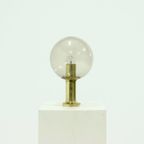 Textured Glass Ceiling Lamp By Glashütte Limburg Germany 1970s thumbnail 3