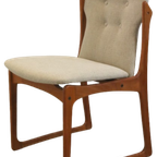Set Van 4 Vamdrup Eetkamerstoelen 'nyhavn' Vintage thumbnail 16