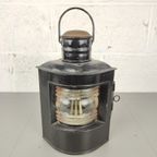 Oude Zwarte Scheepslamp thumbnail 2
