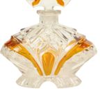 Art Deco Stijl Amberkleur Parfum Toiletset Boudoir Bleikristal thumbnail 5
