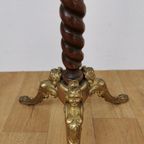 Messing Rococo Staande Kapstok Hollywood Regency Hall Tree 9 thumbnail 3