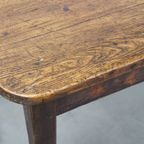 Zeer Mooie En Karaktervolle Engelse Antieke Pinewood Country Eettafel Met Een Uniek Mooi Patina thumbnail 9