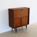 Vintage Secretaire | Bureau | Kast | Jaren 60 | Teak thumbnail 11