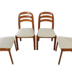 dyrlund Set 4 Eetkamerstoelen Eetstoelen Deens Design Vintage thumbnail 9