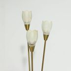 Brushed Brass And Glass Table Lamp Germany 1970S thumbnail 4