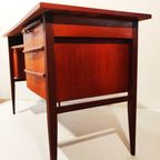 Mid Century Danish Modern Teak Desk, 1960. thumbnail 3