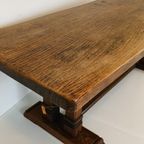 Antieke Massieve Kloostertafel thumbnail 9