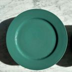 6X Diep 6X Dinerbord Vintage Donkergroen thumbnail 7