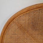 Vintage Rotan Webbing Hoofdbord Boho Stijl thumbnail 3