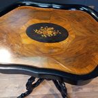 Antieke Wijntafel, Hollands Willem Iii In Horrix Stijl thumbnail 23