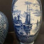 Groot Oud Kaststel, Villeroy En Boch, 32 Cm Hoog thumbnail 5