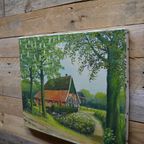 Landelijk Schilderij Van G.J. Bruil 1984 thumbnail 5