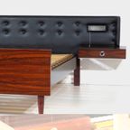 Vintage Tweepersoons Bed Met Zwevende Nachtkastjes En Verlichting, 1960s thumbnail 5