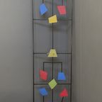 Colorful Metal Room Divider 1960S thumbnail 6