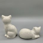 Decoratie Katten Wit Porselein Set thumbnail 5
