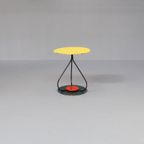 Vintage Tafeltje Metaal/Hout Frans Design Sidetable '50 thumbnail 4