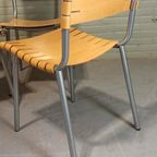 Set Van 5 Vintage Ruud Jan Kolkke Stoelen Eetkamerstoelen thumbnail 10