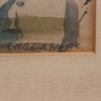 Liesbeth Margaretha Asbeek Brusse (1901-1996) - Aquarel thumbnail 6