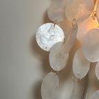 Capiz Schelpen Wandlamp Lamp Goud Frame Opaline Schelpen thumbnail 13