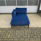 4x6 sofa - X5 Chaise Longue (links) Blauw Velours thumbnail 9