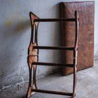 Pair Of Industrial Steel Leather Benches thumbnail 15