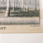 St. Janskerk En De Hoofdwacht - 1750 - Gravure Door Hendrik Spilman Uit 1744, Naar Jan De Beijer. thumbnail 6