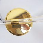 Vintage Messing Plexiglas Mci Bureaulamp Regency '70 Design thumbnail 11