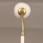 Vintage Bureau Lamp Wit Zweden Rond 1960 thumbnail 4