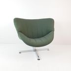 2 Rudolf Wolf Swivel Chair Modello Groen Ploegwool Fauteuils thumbnail 6
