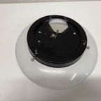 Vintage Plafondlamp Melkglas Raak Space Age thumbnail 2