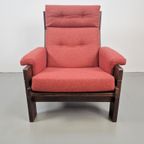 Vintage Wengé Fauteuil Martin Visser Spectrum Brutalist '60 thumbnail 3