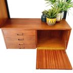 Deens Design Wandmeubel Vintage Teak Wandsysteem 1960S thumbnail 9