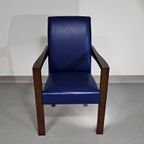 4 X Hugues Chevalier Conference Ying Bridge Chair / Leather thumbnail 4