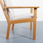 High Back Easy Lounge Chair / Fauteuil Ge 284A By Hans Wegner For Getama thumbnail 9