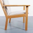 High Back Easy Lounge Chair / Fauteuil Ge 284a By Hans Wegner For Getama thumbnail 9