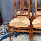 Set Van 8 Stoelen Uit De Periode Van Het Directoire De France (1789-1805). thumbnail 5