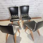 Swing Dining Chairs By G.J. Van Os For Van Os Culemborg, 1950’S thumbnail 4