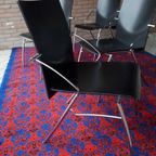 Set 4 Eetkamerstoelen Stapelbaar Houten Stoelen Design thumbnail 4