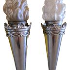 Stel Klassiek Belgische Art Deco Wandlampen, Jaren 30 thumbnail 4