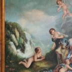 Groot Schilderij Naar "the Abduction Of Europa" Van François Boucher thumbnail 6