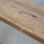 Geweldige Antieke Franse Halbank/ Bank Voor Aan De Eettafel Met Een Prachtig Patina thumbnail 13