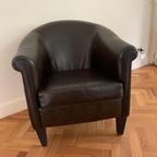Chesterfield Club Chair Donkerbruin thumbnail 2