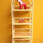 Brocante Vintage Antiek Nachtkastje, Lampet Kastje, Marmer thumbnail 24