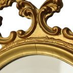 Vergulde Deknudt Rococo Stijl Spiegel Kuifspiegel Acanthus 81cm thumbnail 10