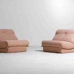 Italiaanse Mid-Century Modulaire "Nuvulone" Sofa Van Rino Maturi In Vaagroze Stof, 1970S thumbnail 7