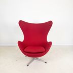 Vintage Egg Chair Met Voetenbank (Set) thumbnail 6