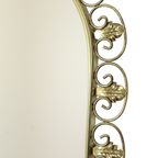 Vintage Gouden Deknudt Spiegel Verkoperd Metaal Acanthus thumbnail 5