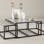 Rindby Salontafel Set - Grijs thumbnail 2