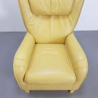 De Sede Fauteuil Geel Leer Lounge Chair '80 Swiss Desede thumbnail 4