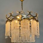 Staafjes Art Deco Stijl Hanglamp Kristal Gedraaide Staafjes thumbnail 10